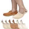Sperry Men’s 6-Pack Loafer Socks, Non-Slip No Show Socks for Boat Shoes, Ultra Low Cut Invisible Liners with Heel Grip(Tan)