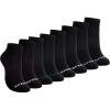 Sperry Men’s 8-Pack Cushion Comfort Low Cut Ankle Socks – Breathable Moisture-Wicking Athletic Low Cut Socks for Everyday Use(Black)