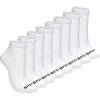 Sperry Men’s 8-Pack Cushion Comfort Low Cut Ankle Socks – Breathable Moisture-Wicking Athletic Low Cut Socks for Everyday Use(White)
