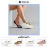 Sperry Women’s 5-Pack No Show Sock Liners – Ultra Low Cut, Non-Slip Heel Grip, Soft Nylon, Invisible Socks for Sneakers(White)
