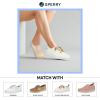 Sperry Women’s 5-Pack Super No Show Socks – Breathable Mesh, Lightweight, Non-Slip Invisible Low Cut Liner Socks for Sneakers(White)