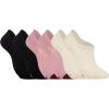 Sperry Women’s 6-Pack Super No Show Socks – Moisture-Wicking, Lightweight, No Slip Invisible Low Cut Liner Socks for Sneakers(Rose Pink Multi)