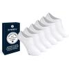 Sperry Women’s 6-Pack Super No Show Socks – Moisture-Wicking, Lightweight, No Slip Invisible Low Cut Liner Socks for Sneakers(White)