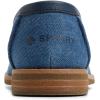 Sperry Women’s Seaport Penny PlushWave Saffiano / Metallic Leather Penny Loafer(Denim)