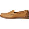 Sperry Women’s Seaport Penny PlushWave Saffiano / Metallic Leather Penny Loafer(Tan)