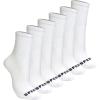 Sperry Women’s 6-Pack Mini Crew Socks – Soft & Breathable Short Crew Socks, High Quarter Socks for All-Day Comfort(White)
