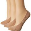 Sperry Womens Microfiber No Show Liner Socks – 3 Pair Pack – Lightweight Casual Micro Liners(Brush (3 Pairs))