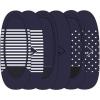 Sperry Womens Microfiber No Show Liner Socks – 3 Pair Pack – Lightweight Casual Micro Liners(Navy (12 Pairs))