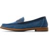 Sperry Women’s Seaport Penny PlushWave Saffiano / Metallic Leather Penny Loafer(Denim)
