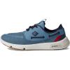 Sperry Men’s 7 Seas 3-Eye Boating Shoe(Blue/Navy/Red)