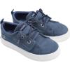 Sperry Toddler Sneakers – Slip-On Hook & Loop Shoes with Memory Foam Insole for Boys & Girls(Navy)