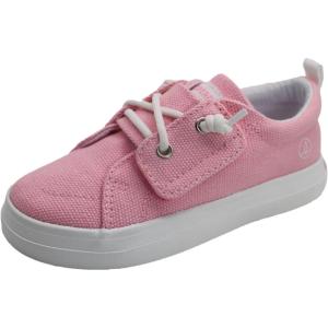 Sperry Toddler Sneakers – Slip-On Hook & Loop Shoes with Memory Foam Insole for Boys & Girls(Light Pink)