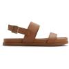 Sperry Women’s Capri Leather Two Strap Slingback Sandal, Brown, 5