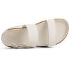 Sperry Women’s Capri Leather Two Strap Slingback Sandal, Cream, 5