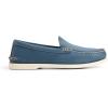 Sperry Men’s Authentic Original™ Leather Venetian Loafer, Washed Navy, 7