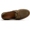 Sperry Men’s Authentic Original™ Lug Boat Shoe, Nubuck Olive, 7