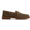 Sperry Men’s Authentic Original™ Lug Boat Shoe, Nubuck Olive, 7