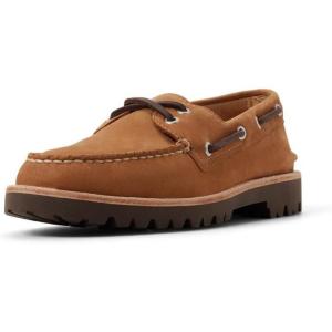 Sperry Mens Authentic Original™ Lug Boat Shoe(Nubuck Brown)