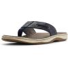 Sperry mens Baitfish Flip Flop Sandal(Navy)
