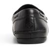 Sperry Womens Slim Boat(Black Leather)