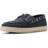 Sperry Mens Como Moc Leather Boat Shoe(Navy)