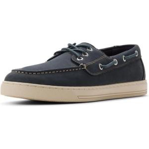 Sperry Mens Como Moc Leather Boat Shoe(Navy)