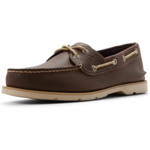 Sperry Top-Sider Leeward 2 Eye Boat Shoe(Dark Brown)