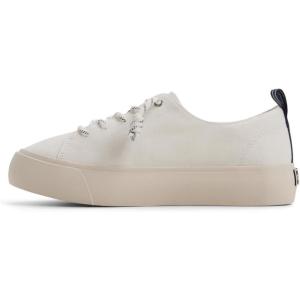 Sperry Women’s Cove Lace to Toe Sneaker(White Textile)