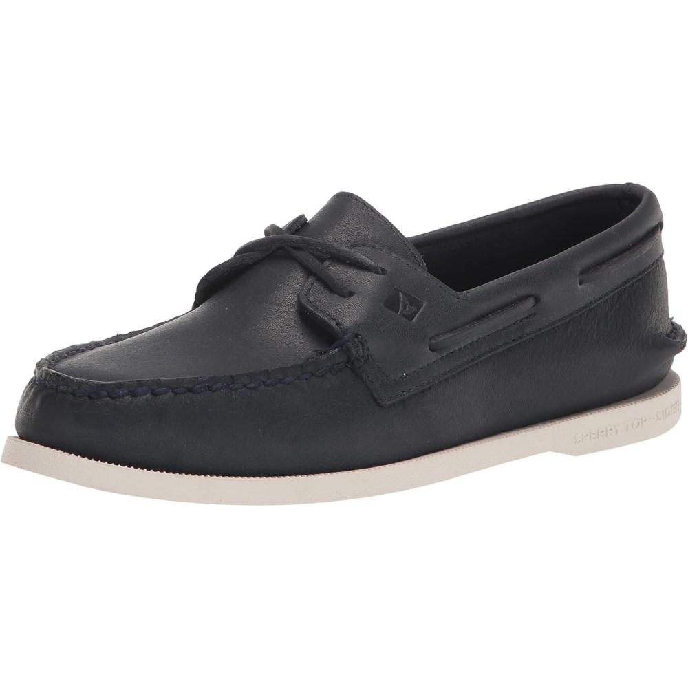 imageSperry Authentic Original Float Cozy for Women  AntiSlip Breathable Water Shoes made from Fully EVA Materials Rubber Outsoles and Textured Footbeds and Faux Fur LiningNavy Preworn