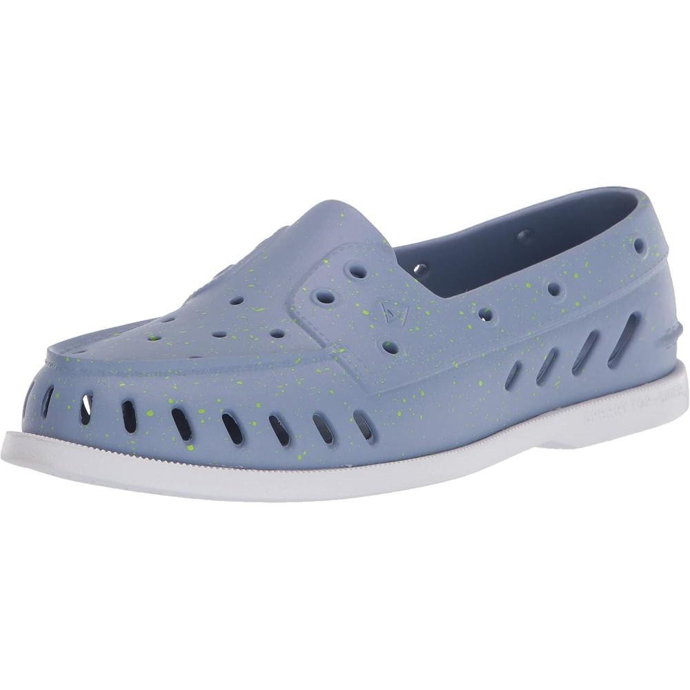 imageSperry Authentic Original Float Cozy for Women  AntiSlip Breathable Water Shoes made from Fully EVA Materials Rubber Outsoles and Textured Footbeds and Faux Fur LiningPurple