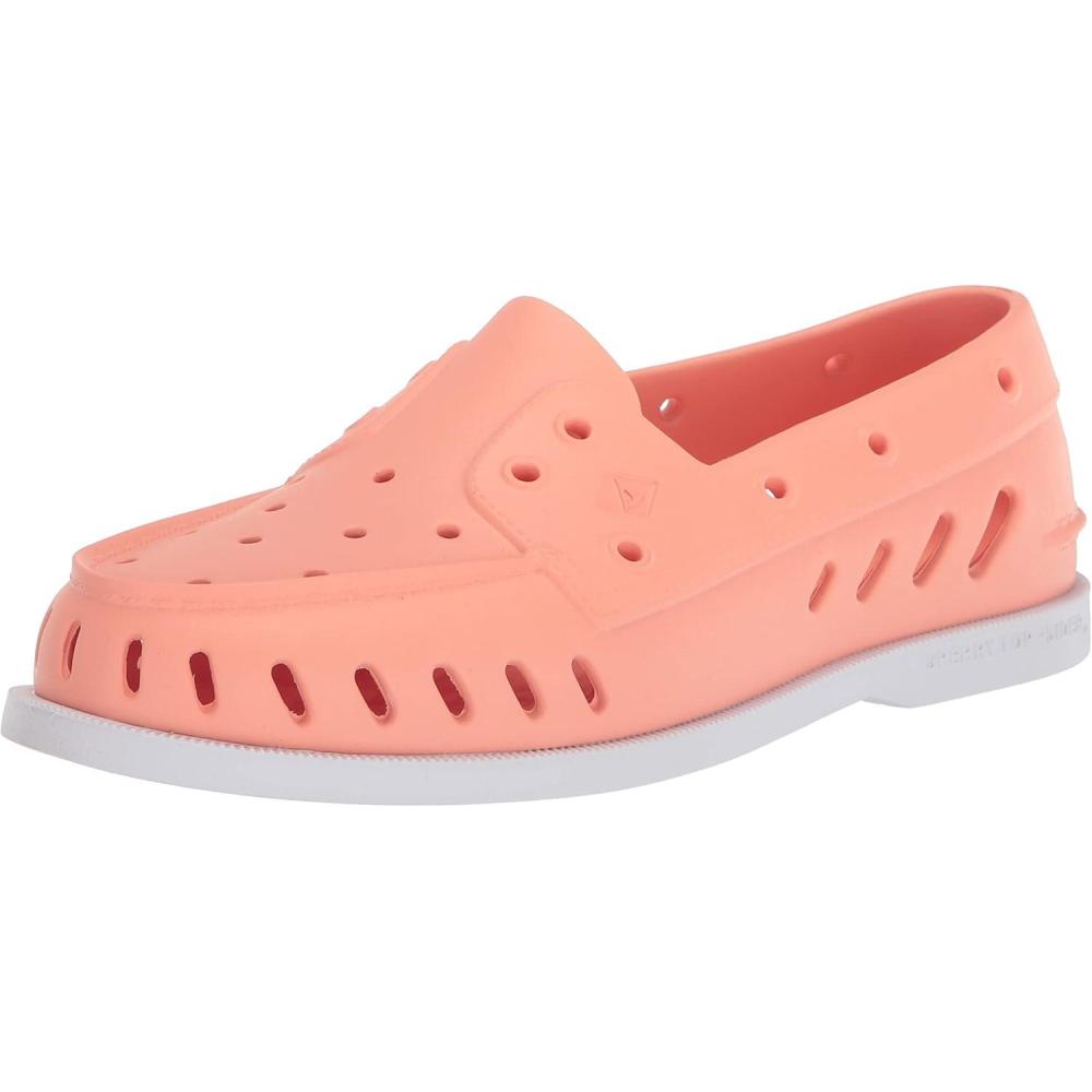 imageSperry Authentic Original Float Cozy for Women  AntiSlip Breathable Water Shoes made from Fully EVA Materials Rubber Outsoles and Textured Footbeds and Faux Fur LiningPeach