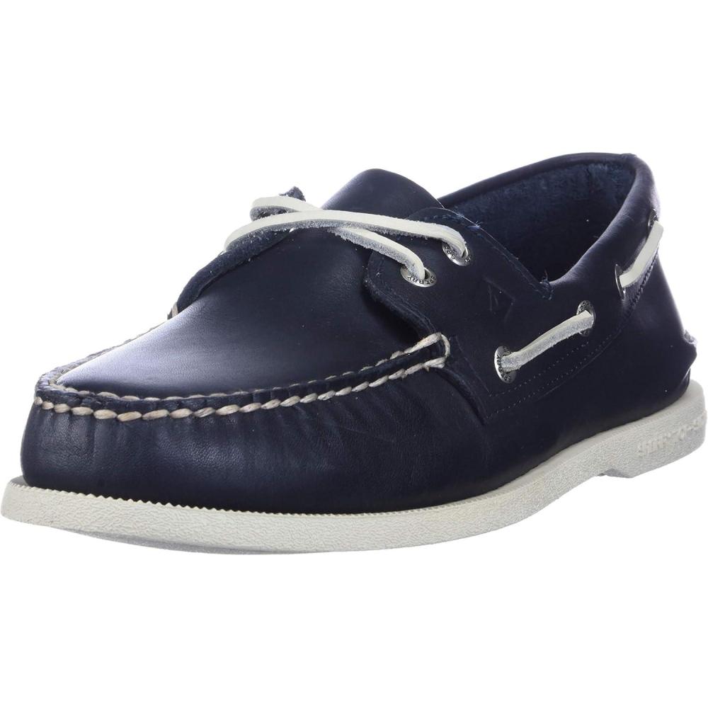 imageSperry Authentic Original Float Cozy for Women  AntiSlip Breathable Water Shoes made from Fully EVA Materials Rubber Outsoles and Textured Footbeds and Faux Fur LiningDistress Navy