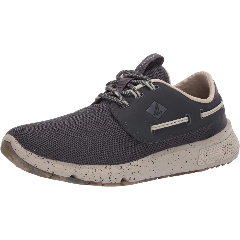 imageSperry Authentic Original Float Cozy for Women  AntiSlip Breathable Water Shoes made from Fully EVA Materials Rubber Outsoles and Textured Footbeds and Faux Fur LiningCamo Grey