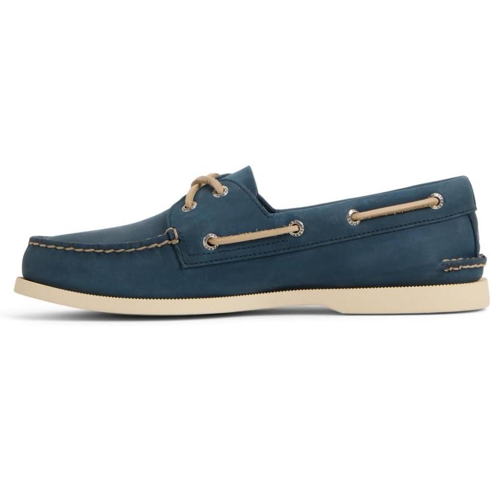 imageSperry Authentic Original Float Cozy for Women  AntiSlip Breathable Water Shoes made from Fully EVA Materials Rubber Outsoles and Textured Footbeds and Faux Fur LiningWashed Navy