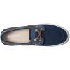 Sperry Authentic Original Float Cozy for Women – Anti-Slip Breathable Water Shoes made from Fully EVA Materials, Rubber Outsoles, and Textured Footbeds and Faux Fur Lining(Navy Linen)