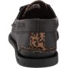 Sperry Authentic Original Float Cozy for Women – Anti-Slip Breathable Water Shoes made from Fully EVA Materials, Rubber Outsoles, and Textured Footbeds and Faux Fur Lining(Black Leopard)