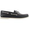 Sperry Authentic Original Float Cozy for Women – Anti-Slip Breathable Water Shoes made from Fully EVA Materials, Rubber Outsoles, and Textured Footbeds and Faux Fur Lining(Distress Navy)