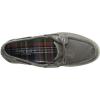 Sperry Authentic Original Float Cozy for Women – Anti-Slip Breathable Water Shoes made from Fully EVA Materials, Rubber Outsoles, and Textured Footbeds and Faux Fur Lining(Grey Twill)