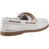 Sperry Authentic Original Float Cozy for Women – Anti-Slip Breathable Water Shoes made from Fully EVA Materials, Rubber Outsoles, and Textured Footbeds and Faux Fur Lining(Open White)