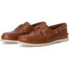 Sperry Authentic Original Float Cozy for Women – Anti-Slip Breathable Water Shoes made from Fully EVA Materials, Rubber Outsoles, and Textured Footbeds and Faux Fur Lining(Tan)