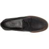 Sperry Authentic Original Float Cozy for Women – Anti-Slip Breathable Water Shoes made from Fully EVA Materials, Rubber Outsoles, and Textured Footbeds and Faux Fur Lining(Black)