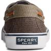 Sperry Authentic Original Float Cozy for Women – Anti-Slip Breathable Water Shoes made from Fully EVA Materials, Rubber Outsoles, and Textured Footbeds and Faux Fur Lining(Olive Canvas)
