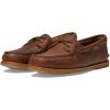 Sperry Authentic Original Float Cozy for Women – Anti-Slip Breathable Water Shoes made from Fully EVA Materials, Rubber Outsoles, and Textured Footbeds and Faux Fur Lining(Brown Pre-worn)