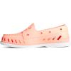 Sperry Authentic Original Float Cozy for Women – Anti-Slip Breathable Water Shoes made from Fully EVA Materials, Rubber Outsoles, and Textured Footbeds and Faux Fur Lining(Peach)