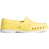 Sperry Authentic Original Float Cozy for Women – Anti-Slip Breathable Water Shoes made from Fully EVA Materials, Rubber Outsoles, and Textured Footbeds and Faux Fur Lining(Yellow)