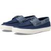 Sperry Authentic Original Float Cozy for Women – Anti-Slip Breathable Water Shoes made from Fully EVA Materials, Rubber Outsoles, and Textured Footbeds and Faux Fur Lining(Blue Gingham)