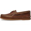 Sperry Authentic Original Float Cozy for Women – Anti-Slip Breathable Water Shoes made from Fully EVA Materials, Rubber Outsoles, and Textured Footbeds and Faux Fur Lining(Brown Pre-worn)