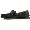 Sperry Authentic Original Float Cozy for Women – Anti-Slip Breathable Water Shoes made from Fully EVA Materials, Rubber Outsoles, and Textured Footbeds and Faux Fur Lining(Black/Amaretto)