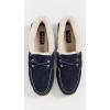 Sperry Authentic Original Float Cozy for Women – Anti-Slip Breathable Water Shoes made from Fully EVA Materials, Rubber Outsoles, and Textured Footbeds and Faux Fur Lining(Navy 2)