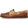 Sperry Authentic Original Float Cozy for Women – Anti-Slip Breathable Water Shoes made from Fully EVA Materials, Rubber Outsoles, and Textured Footbeds and Faux Fur Lining(Tan Suede)